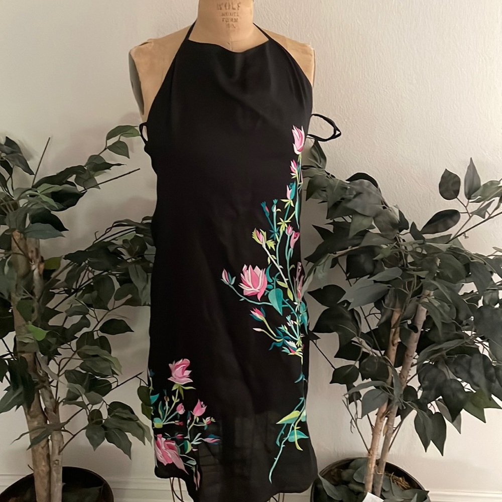 Beautiful halter hand embroidered dress… Perfect for summer evenings!